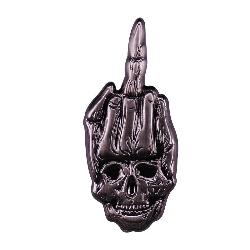 NEW Gothic Enamel Pins Halloween Terror Metal Brooch   Send Friend Fans Boutique Medal Gift Fashion Anime Badges Collecting