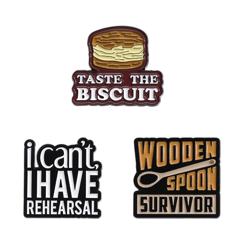 3pcs/sets Hard Enamel Pins Funny Creative Metal Brooches Jewelry Halloween Punk Cartoon Lapel Badge Accessories Gift for Friends