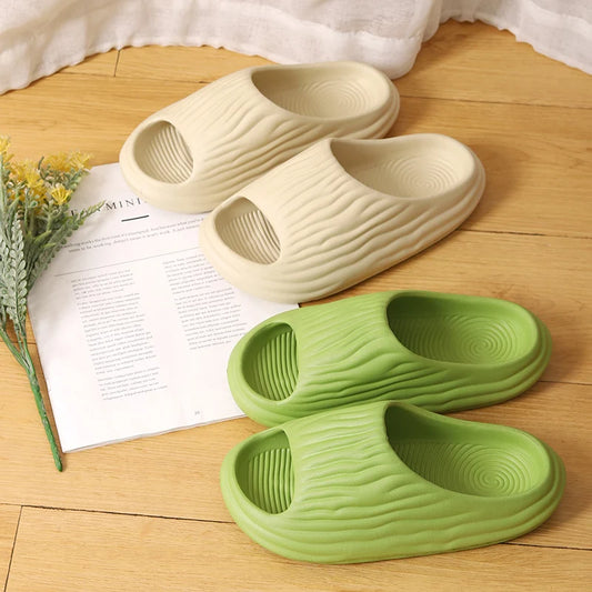 Women's Super Soft Eva Thick Platform Slides Minimalist And Comfortable Indoor Bathroom Non-Slip Slippers Women's Slippers