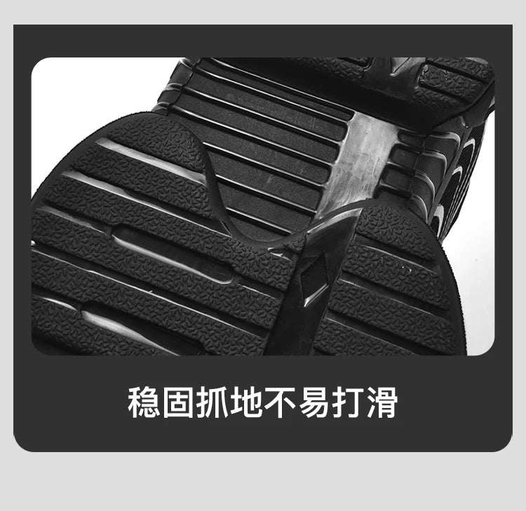 Men's Military Tactical Boots Army Boots Men Side Zipper Military Boots Men Anti-Slip Ankle Boots Work Safety Shoes Hiking Shoes