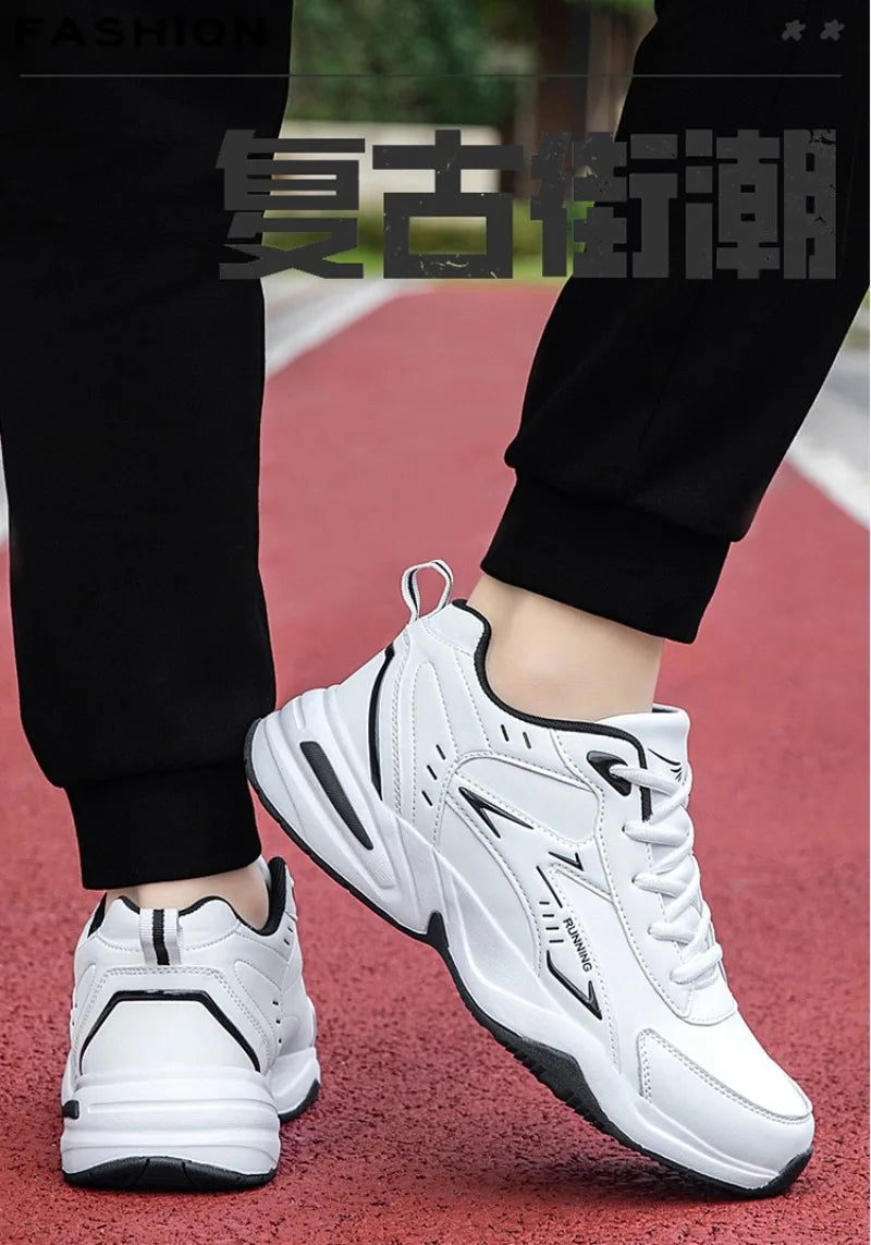 Autumn New Men Microfber Running Shoes Luxury Brand Men Shoes School Student Air-cushion Sneakers Fashion Man Casual Shoes 35-48