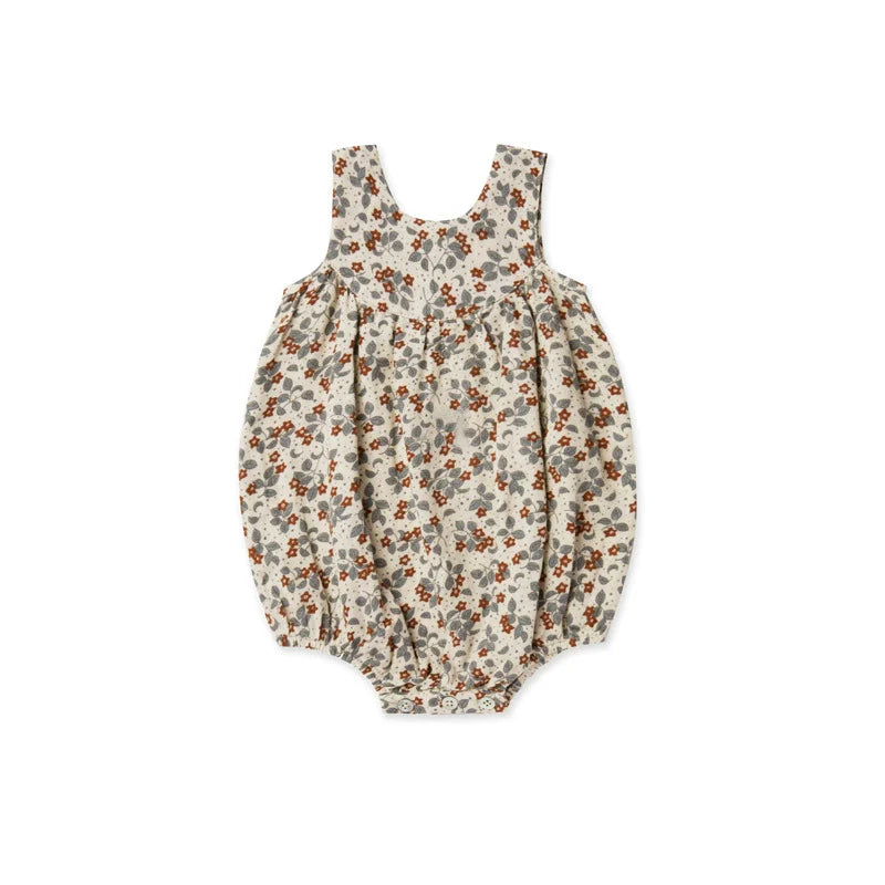 Summer Arrival Baby Unisex Floral Pattern Strap Onesies Bodysuits